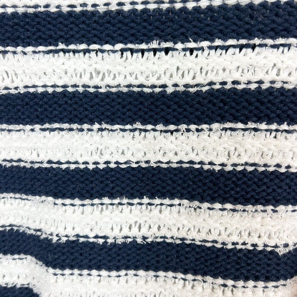 ANTHROPOLOGIE BY ANTHROPOLOGIE Blue & White Lita Striped Pullover Size XS/S - Picture 7 of 10